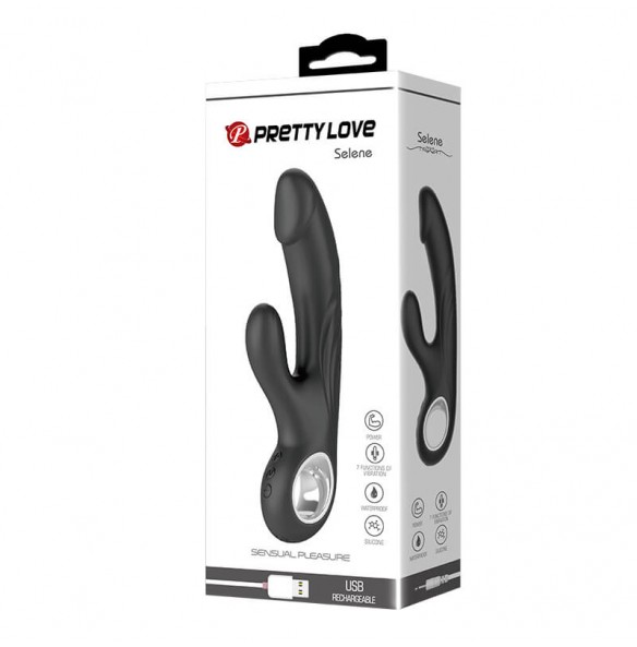 PRETTY LOVE - Fashion Powerful Vibrating G-Spot Vibrator (Chargeable - Black) PRETTY LOVE - Fashion Powerful Vibrating G-Spot Vibrator (Chargeable - Black)